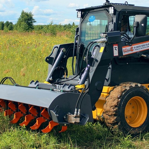 Виброкаток VB_SS-590-1500 для мини-погрузчика (bobtach (сер. номер 0513601))